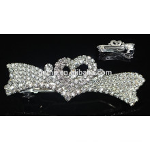 Custom Rhinestone Hairgrip de cristal brillante Barrette Headwear